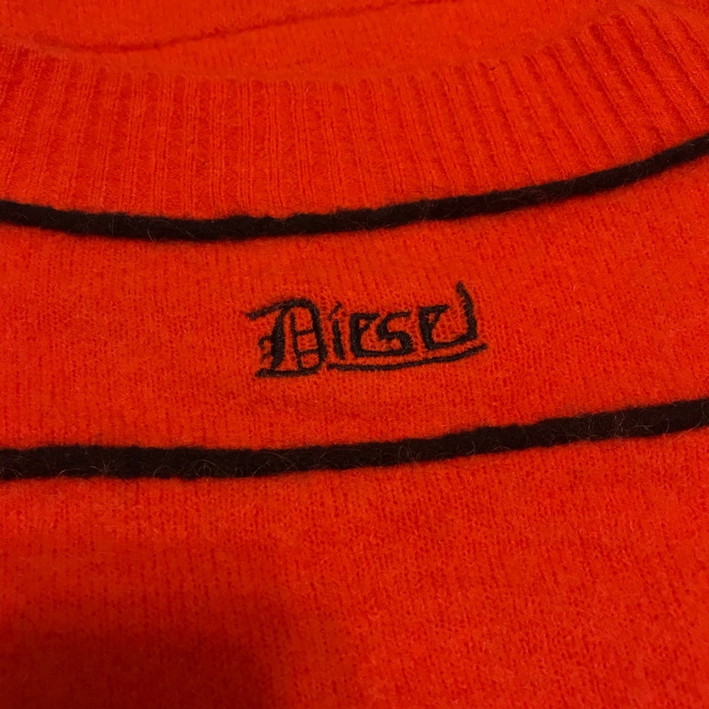 Retro Orange Diesel sweater